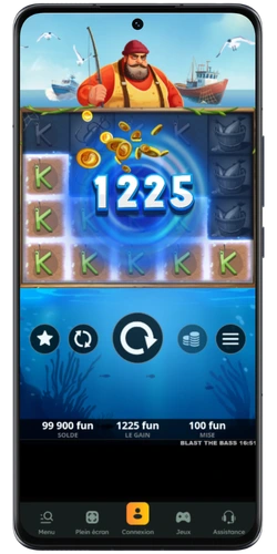Processus de jeu du Blast the Bass slot