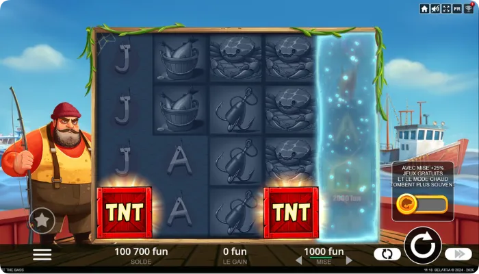 Free games du Blast the Bass slot avec Wilds verrouillés